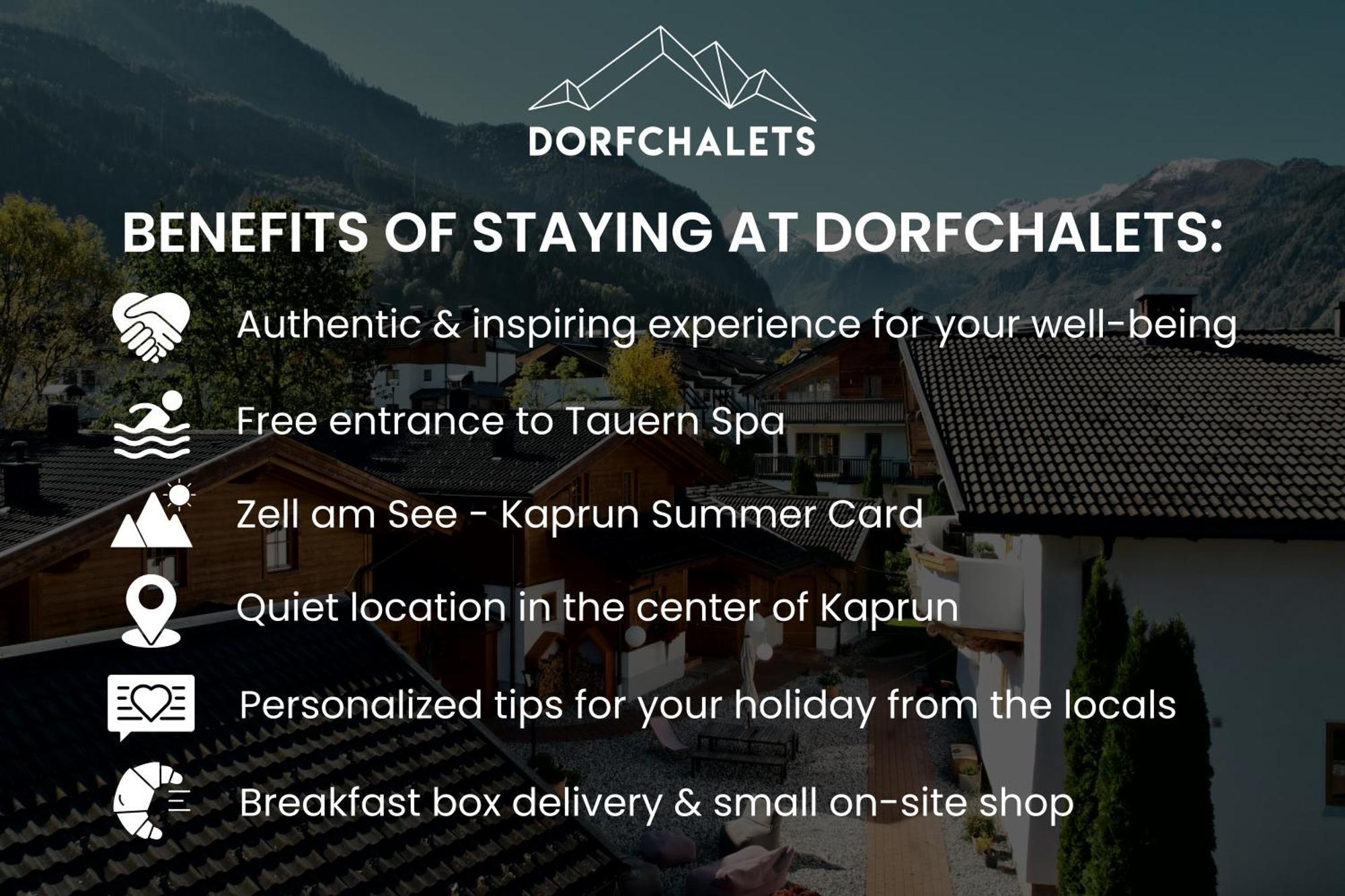 Dorfchalets & Apartments - Authentic Experience In Centre Of Kaprun Including Tauernspa And Summercard Esterno foto